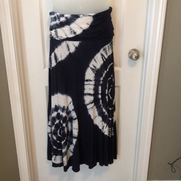 INC Ocean's Tale Tie-dyed Convertible Skir… - Picture 12 of 16